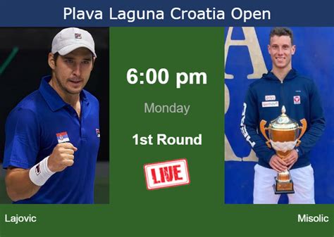 How To Watch Lajovic Vs Misolic On Live Streaming In Umag On Monday