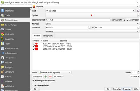 QGIS Übung Tabelle mit Koordinaten importieren giswelt