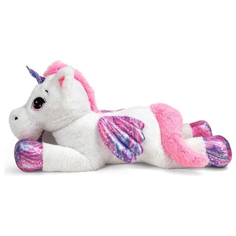 Einhorn Kuscheltier Weiß 120 Cm Smyths Toys Deutschland