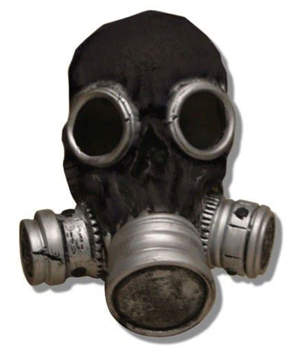 Zombie Gas Mask Black