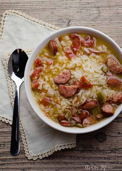 Chicken and Sausage Gumbo Recipe - Ashlee Marie - real fun with real food