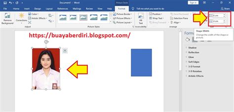 Cetak Foto Ukuran X Di Word Berbagai Ukuran Images