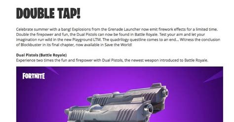 Fortnite 45 Patch Notes Daily Star