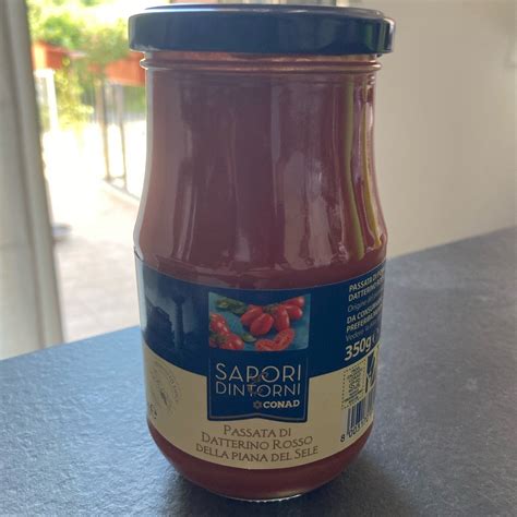 Conad Sapori E Dintorni Passata Di Datterino Rosso Della Piana Del Sele