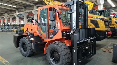 3 5 Ton 4X4 Rough Terrain Forklift Truck All Terrain Forklifts China