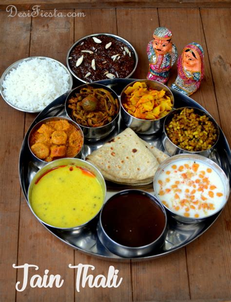 Jain Thali |Paryushan Parva Recipes ~ Rajasthani Recipes - Desi Fiesta