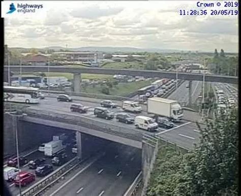 M60 Crash Live Traffic News As Accident Shuts Two Lanes Near Stockport