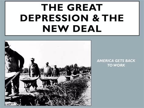 Ppt The Great Depression And The New Deal Powerpoint Presentation Id