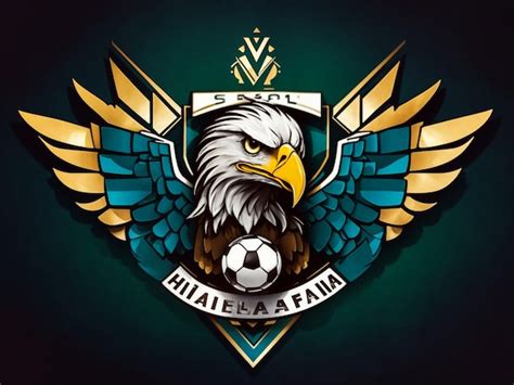 Premium AI Image | Football club logo in the form of an eagle