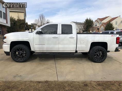 2017 Chevrolet Silverado 1500 With 20x10 24 Fuel Maverick And 33125r20 Atturo Trail Blade Mt