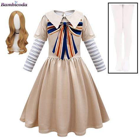 Megan Cosplay Costume Megan Dress Ai Doll Robots Skirt Top Socks