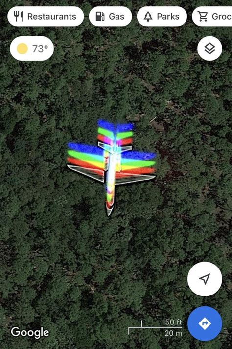 A plane I found on Google Maps : r/googlemapsshenanigans