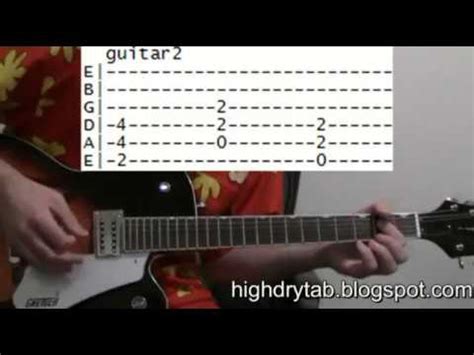 Radiohead High And Dry Guitar Chords Lesson And Tab Tutorial YouTube