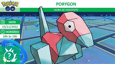 Porygon Em Hora De Holofote Pok Mon Go Youtube