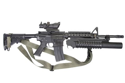 M4 カービン M203 グレネードランチャーを装備 M16のストックフォトや画像を多数ご用意 M16 M4カービン アメリカ