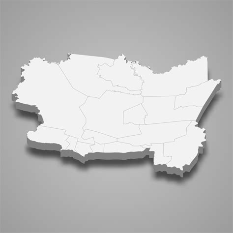 D Isom Trica Mapa De Alta Verapaz Es Un Provincia De Guatemala