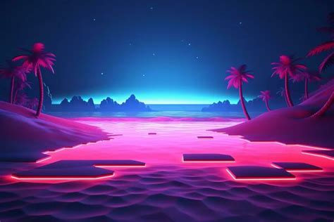 Neon Beach Stock Photos, Images and Backgrounds for Free Download