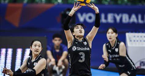 女배구 첫 세트 따냈지만 독일에 패배 Vnl 20연패