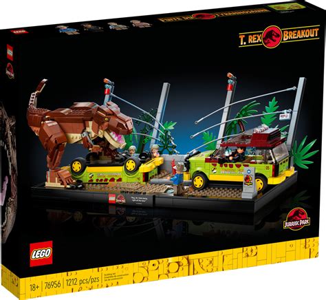 Lego Jurassic World Pas Cher L Vasion Du T Rex De Jurassic Park