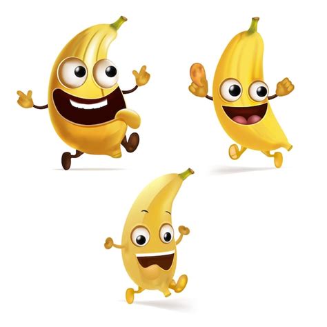 Premium Vector | Funny Banana Cartoon character vector style illustration