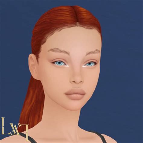 Anna Sourcils Téléchargement CC Sims Par LVNDR Amaz Sims