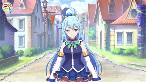 Eng Sub Konosuba Fantastic Days Aqua Character Comments Youtube