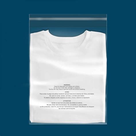 500 Pcs 6 X 9 Suffocation Warning Self Seal Clear Plastic Poly Bags