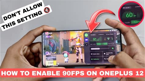 How To Enable 90fps On Oneplus 12 In Bgmi Bgmi 90fps Enable On