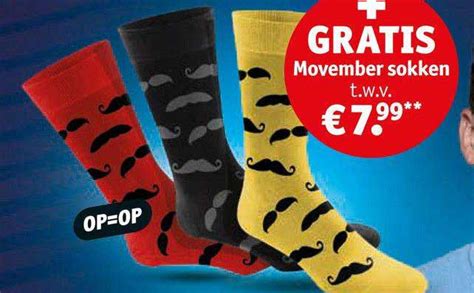 Movember Sokken Aanbieding Bij Kruidvat Folders Nl