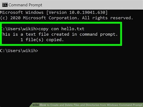 4 Ways To Create And Delete Files And Directories From Windows Command