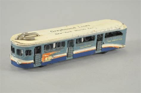 3230 Arcade Greyhound Lines 1939 Worlds Fair Bus With Lot 3230