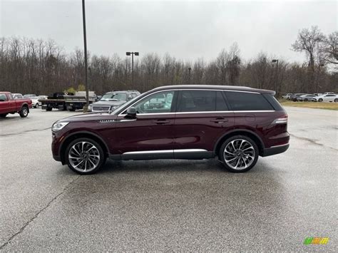 Burgundy Velvet 2020 Lincoln Aviator Reserve AWD Exterior Photo