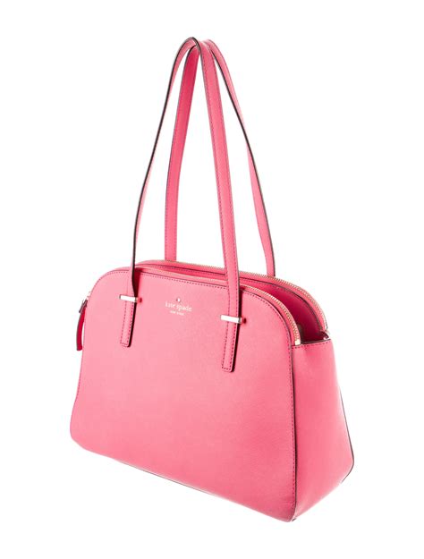 Kate Spade New York Saffiano Leather Shoulder Bag Pink Shoulder Bags Handbags Wka312351