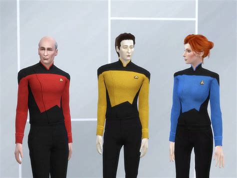 kotake's Star Trek TNG Starfleet uniforms (MahoCreations recolour ...