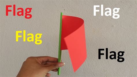 How To Make A Paper Flag Origami Easy And Beautiful Paper Flag – Otosection