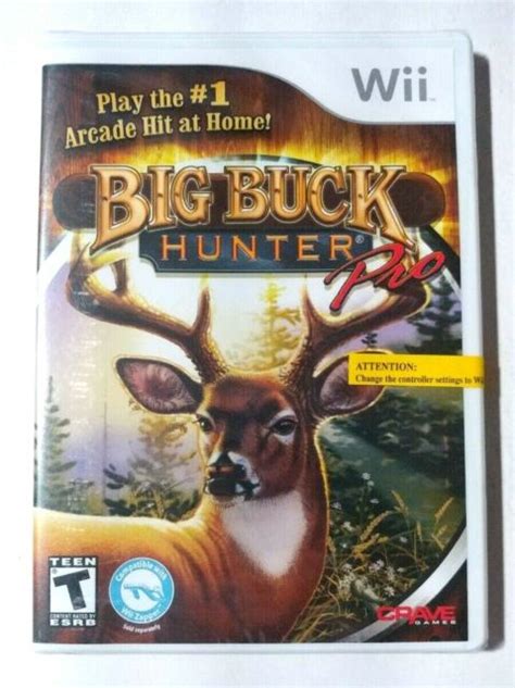 Big Buck Hunter Pro Nintendo Wii 2010 For Sale Online Ebay