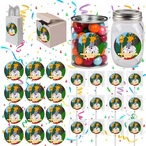 Bugs Bunny Party Favors Supplies Decorations Stickers 12 Pcs - PartyCreationz