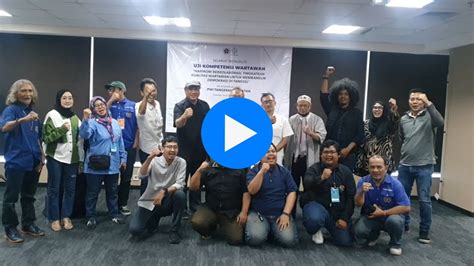 UKW PWI Tangsel Berjalan Sukses Seluruh Peserta Dinyatakan Kompeten