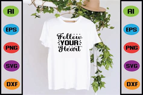 Follow Your Heart Graphic By Rajstore · Creative Fabrica