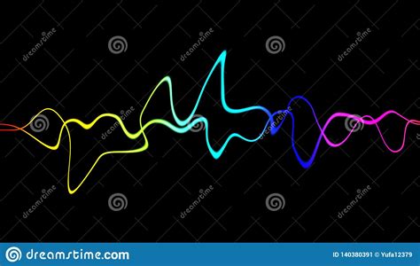 Audio Digital Equalizer Technology Pulse Musical Abstract Colorful