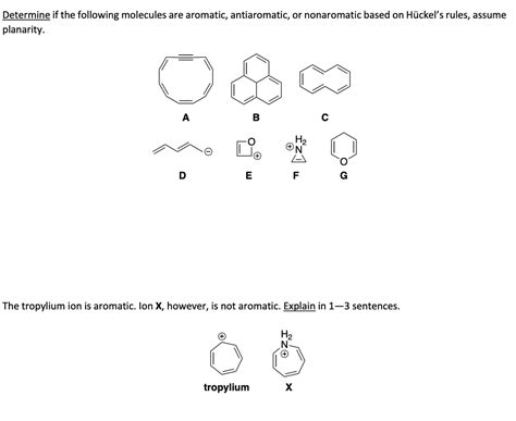 Answered Determine If The Following Molecules Bartleby