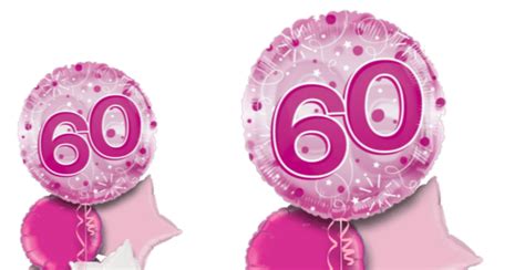 60th Birthday Balloons Helium Balloon T Delivery Uk