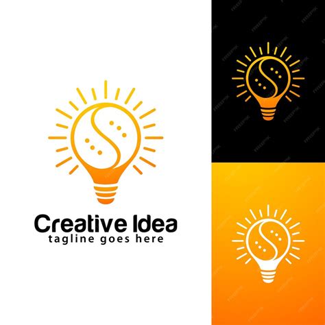 Premium Vector Creative Idea Logo Design Template