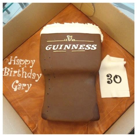 Guinness Beer 30th Birthday Cake 30 Birthday Cake Happy 30th