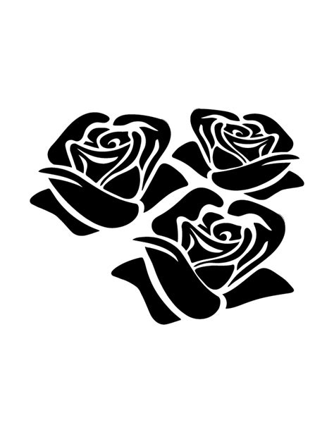 Rose Silhouette At Getdrawings Free Download