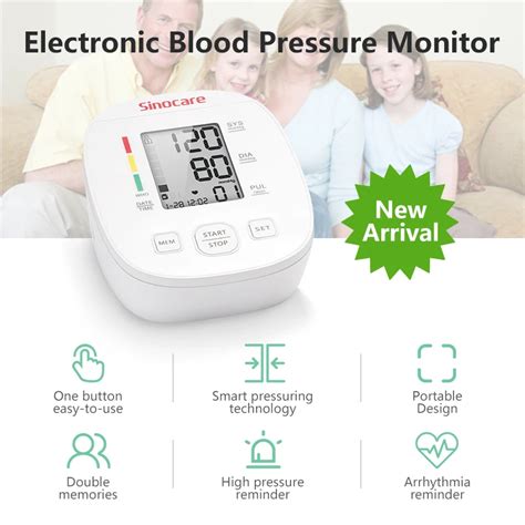 Sinocare Monitor De Press O Arterial Autom Tico Bp M Quina Frequ Ncia