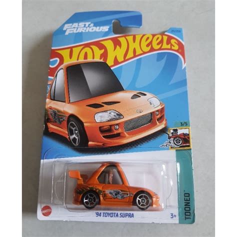 Hot Wheels Fast And Furious Toyota Supra Tooned Shopee Malaysia