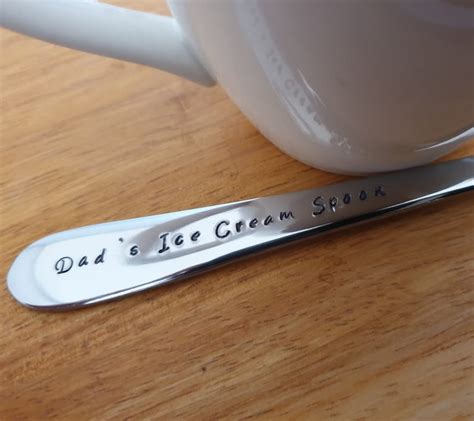 Dads Daddys Ice Cream Spoon Shovel Dad Spoon Etsy Australia