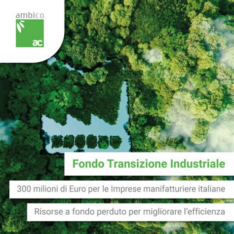 Bando Fondo Transizione Industriale