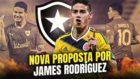 BOTAFOGO INSISTE EM CONTRATAR JAMES RODRÍGUEZ E OFERECE SALÁRIO